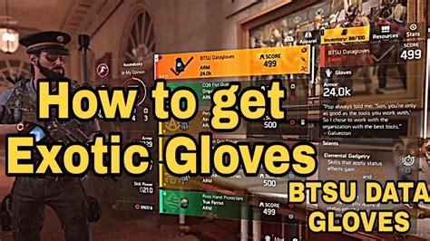 btsu gloves division 2|Division 2: How to Get BTSU Exotic Gloves .